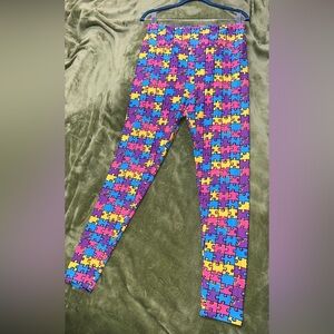 LuLaRoe Puzzle Piece Leggings